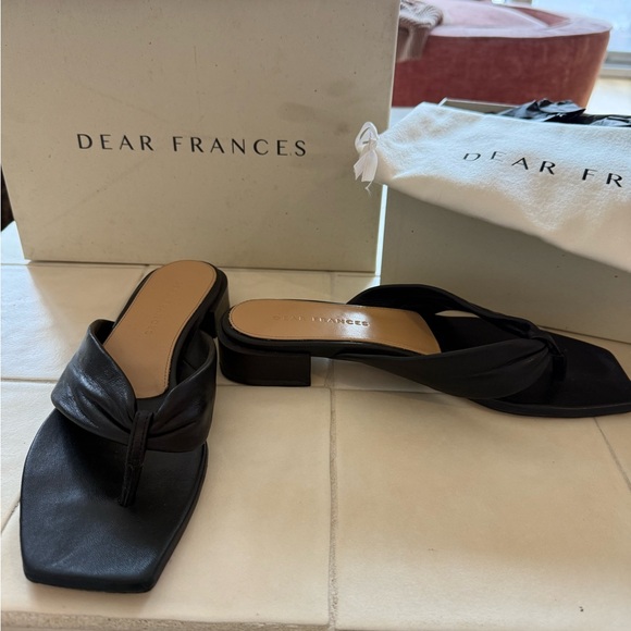 Dear Frances Black Women's Sandals - Picture 2 of 7